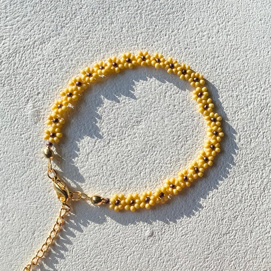 Sunflower Beaded Bracelets