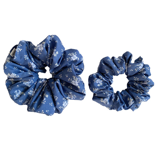 Winter Floral Scrunchies