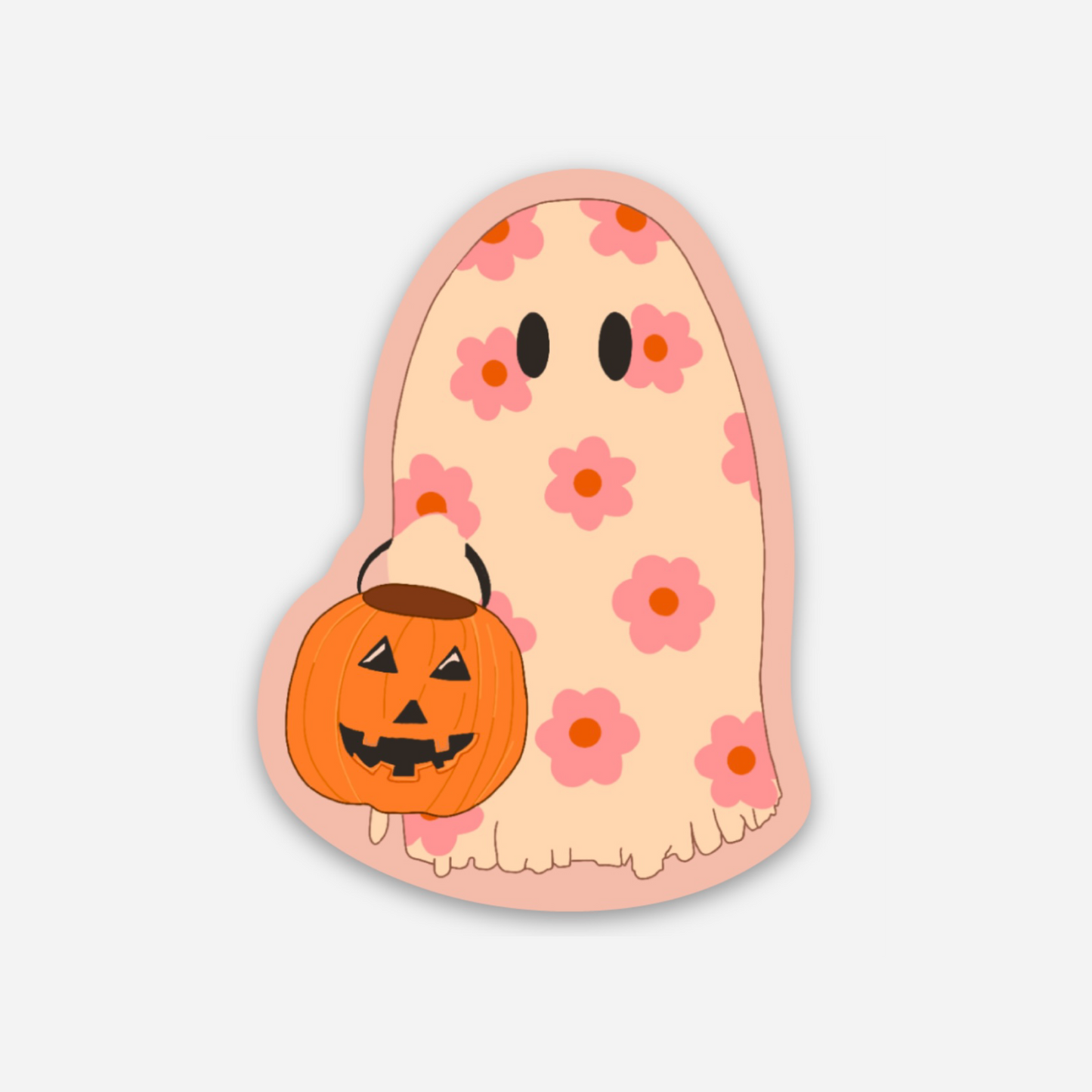 Trick-or-Treat Ghostie Sticker