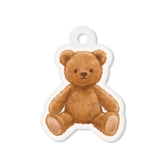 Teddy Bear Keychain *Key Ring Included