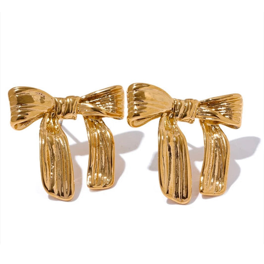 Goldie Bow Post Earrings