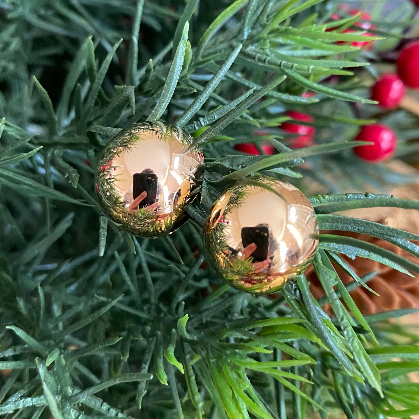 Bauble Gold Hoop Earrings