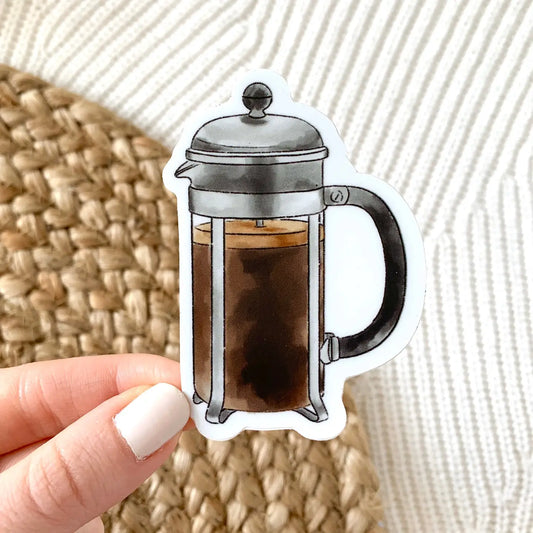 French Press Sticker