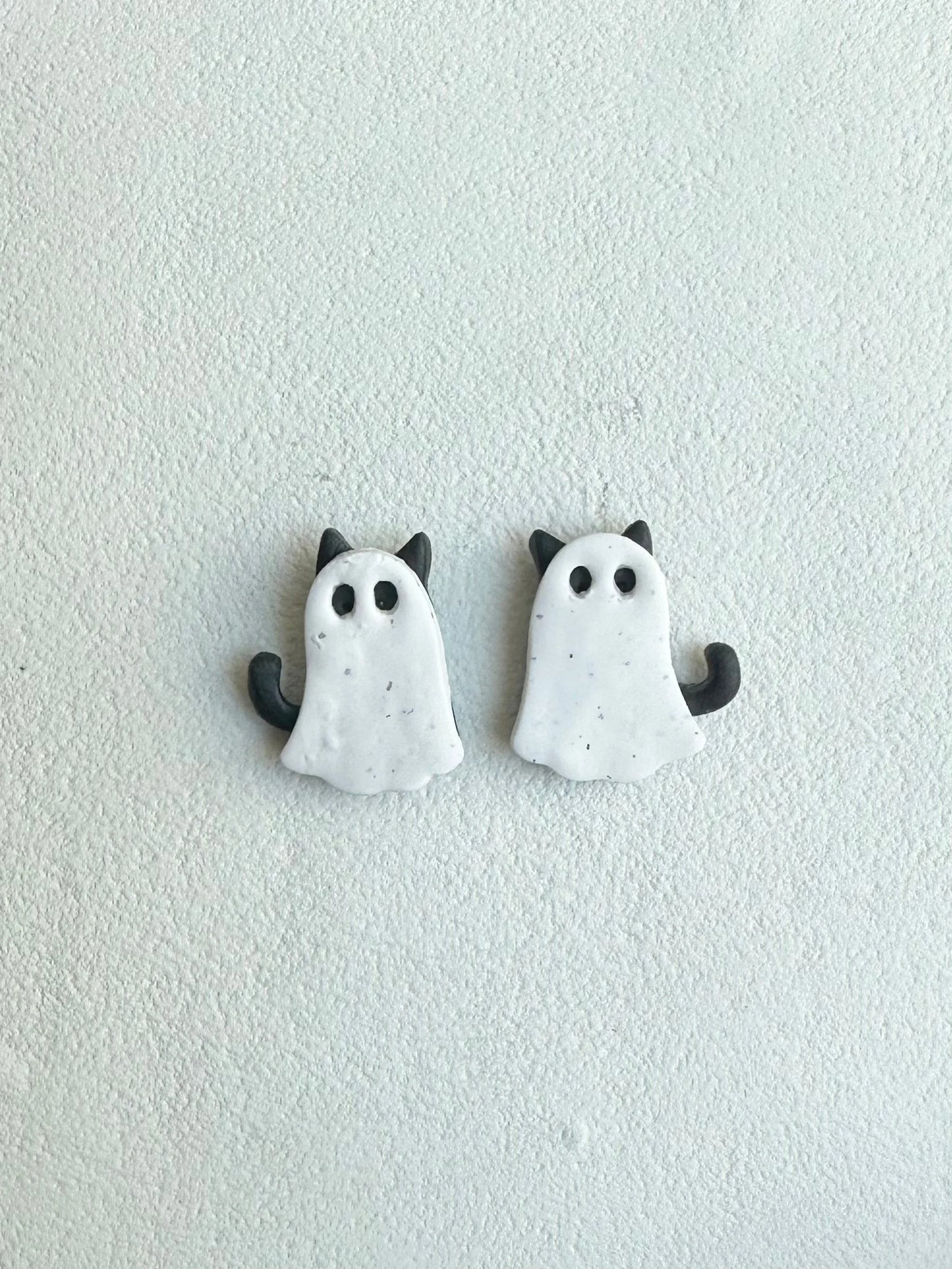 Ghost Kitty Earrings