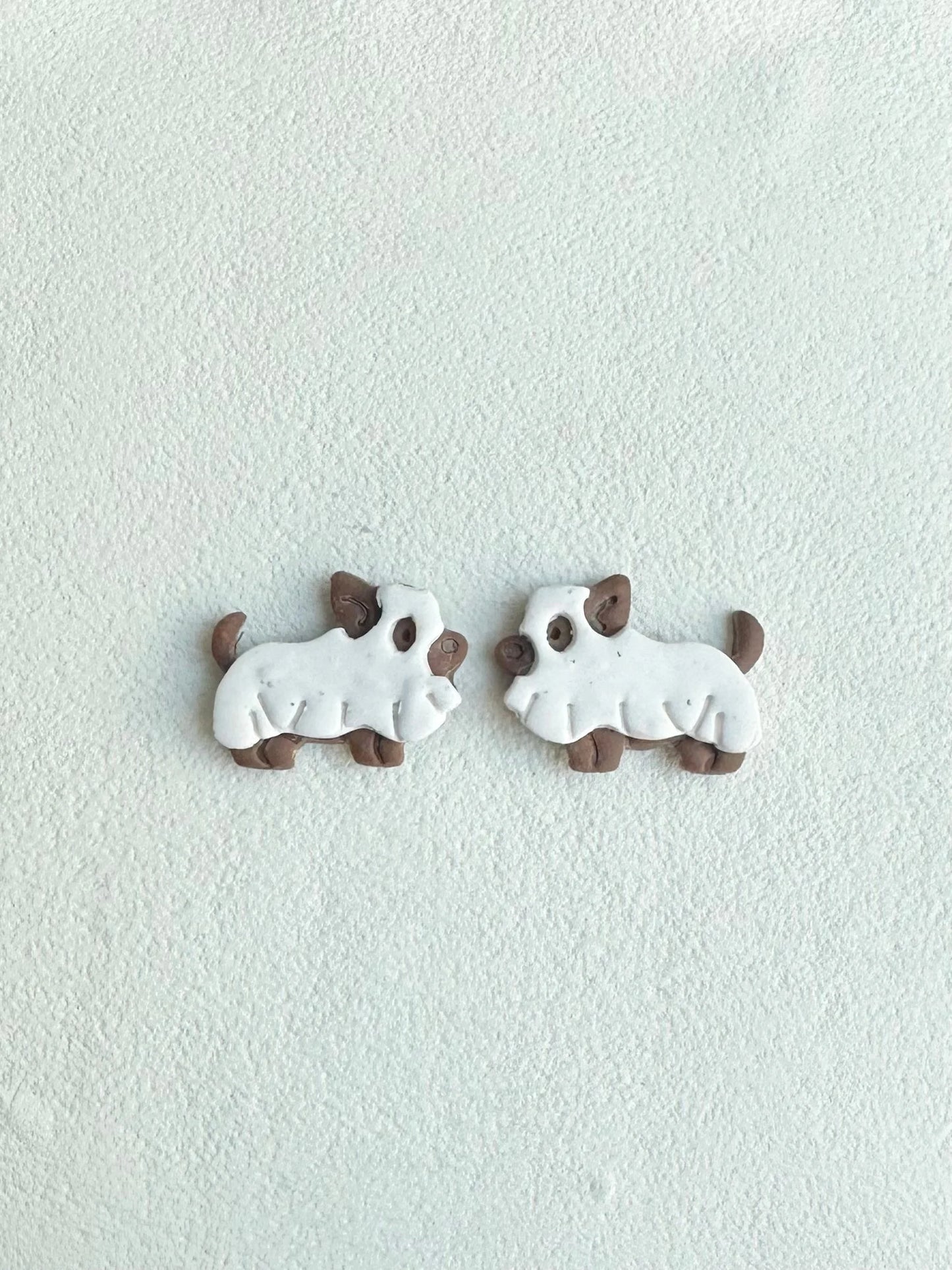 Ghost Pupper Earrings