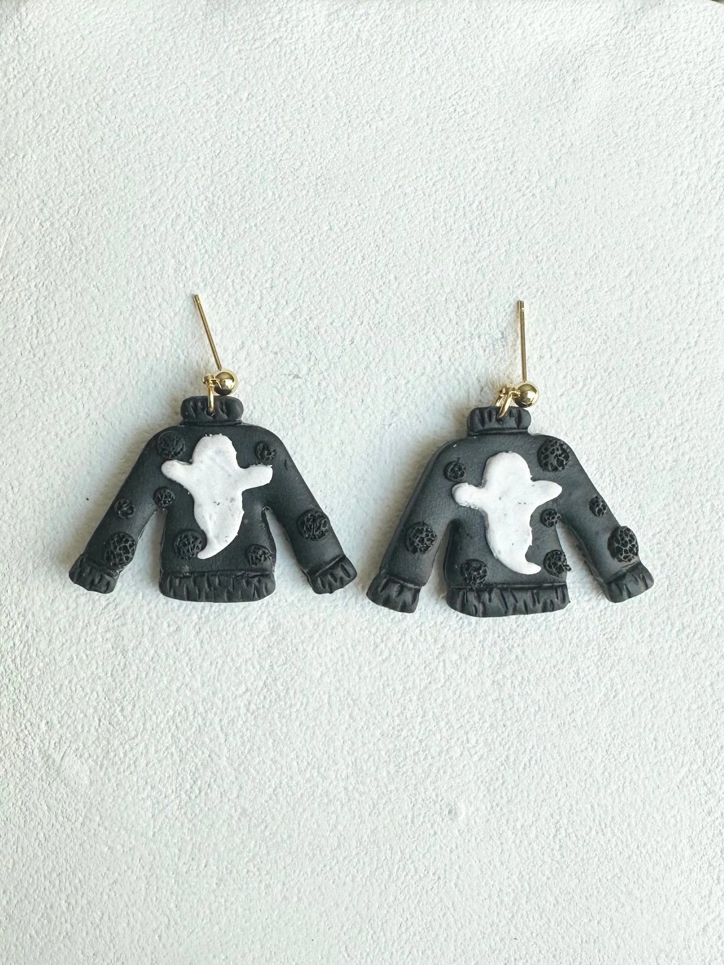 Ghost Sweater Earrings