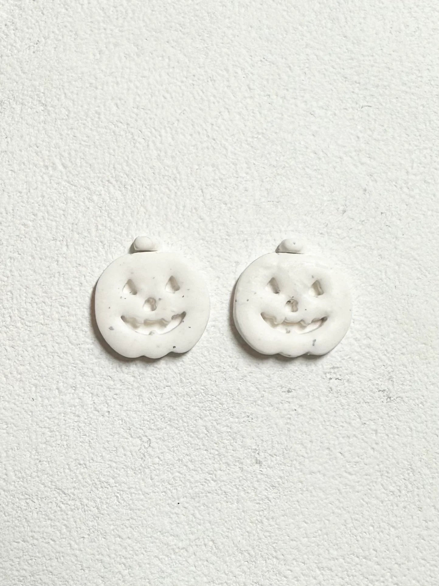 White Pumpkin Earrings