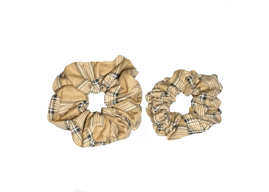 Yorkshire Plaid Scrunchies